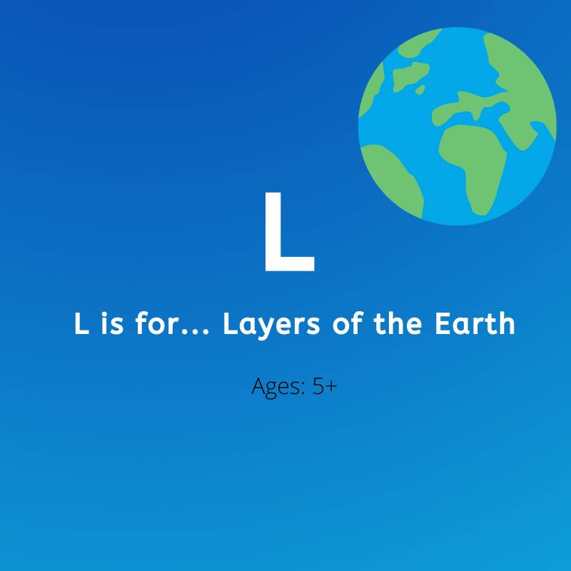 L is for Layers of the Earth